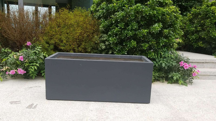 方形阳台种菜大花盆厂家销售 绿植纤维水泥花槽 户外高速桥梁花池-阿