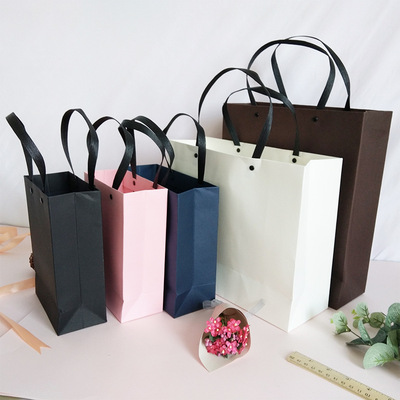 礼品袋纸质简约手提袋礼品袋精美礼品时尚韩版韩版系小卡纸小号纸