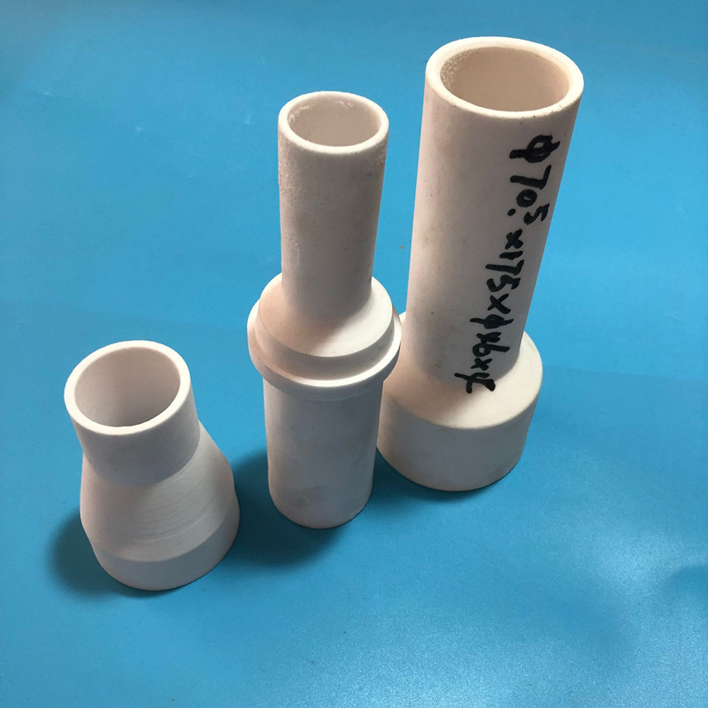 氧化铝陶瓷管脱硫窑炉刚玉套管工业陶瓷可定制