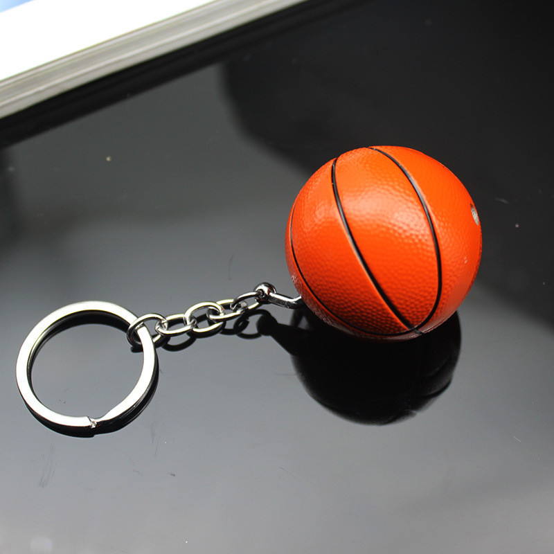 创意篮球打火机充气迷你明火打火机个性钥匙扣挂件超市地摊批发