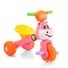 儿童三轮车脚踏车折叠三轮车带音乐宝宝脚蹬玩具车奶粉赠品车