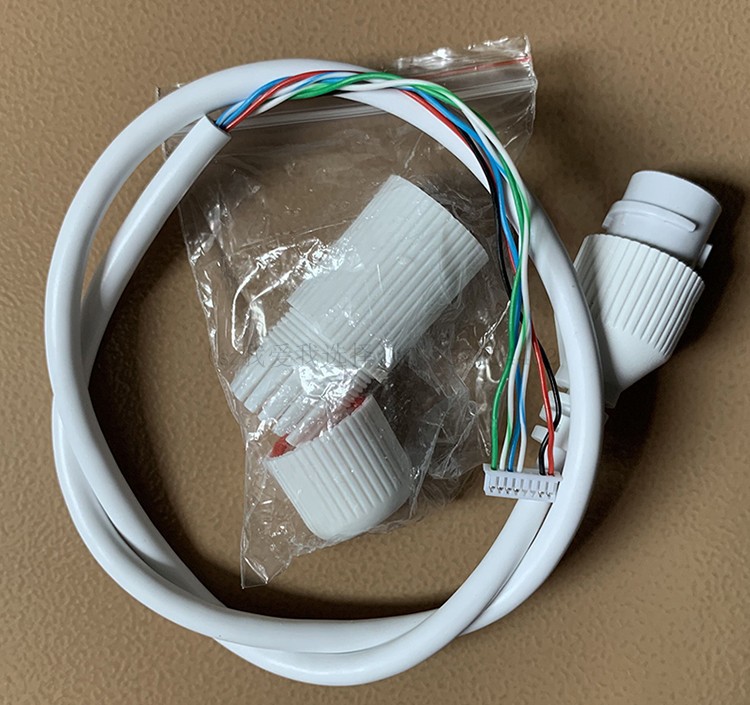 雄迈6芯网络摄像机监控头网络尾线poe六芯摄像机线