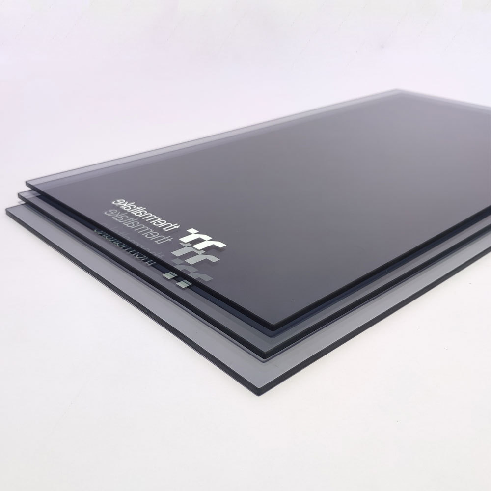 厂家直销 半透灰色丝印玻璃 钢化玻璃 可来图打样定制生产