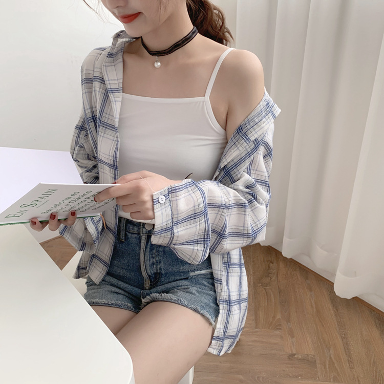 吊带背心女夏短款纯色打底衫莫代尔修身女士内搭吊带衫外穿细肩带