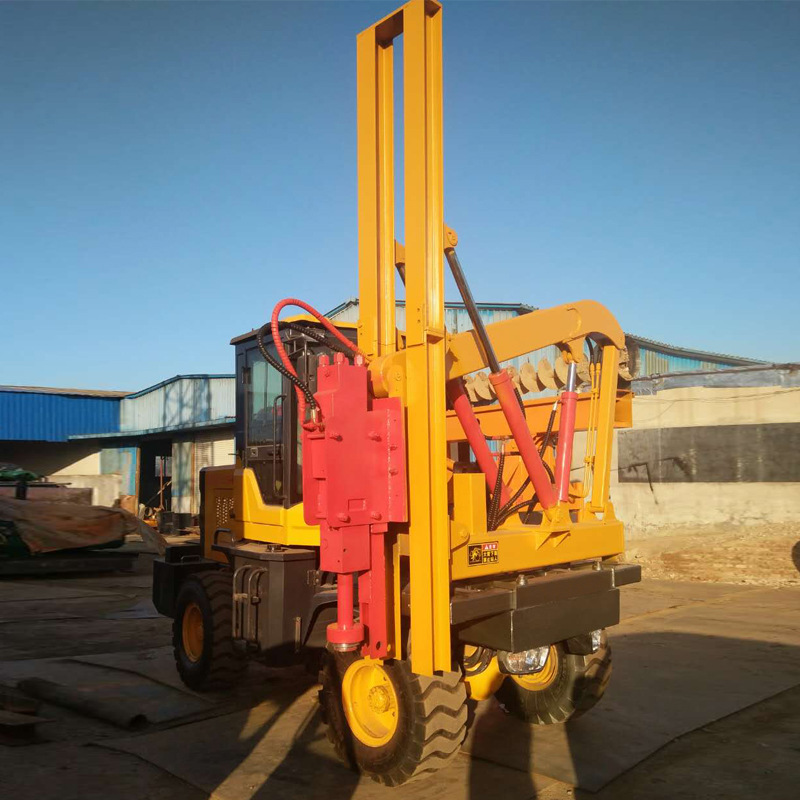 高速路护栏打桩机 920型930型940型打拔钻一体机 护栏打拔一体机