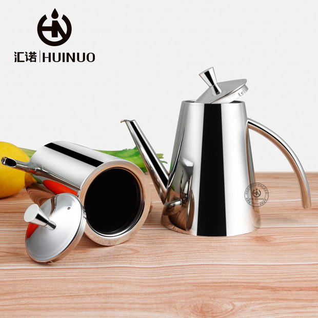 304不锈钢油壶欧式防尘防虫防漏控油壶长嘴创意厨房用品食用油瓶