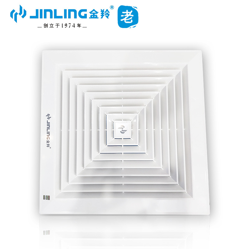金羚天花排气扇600x600吸顶式大功率静音换气扇 60吊顶强力抽风机