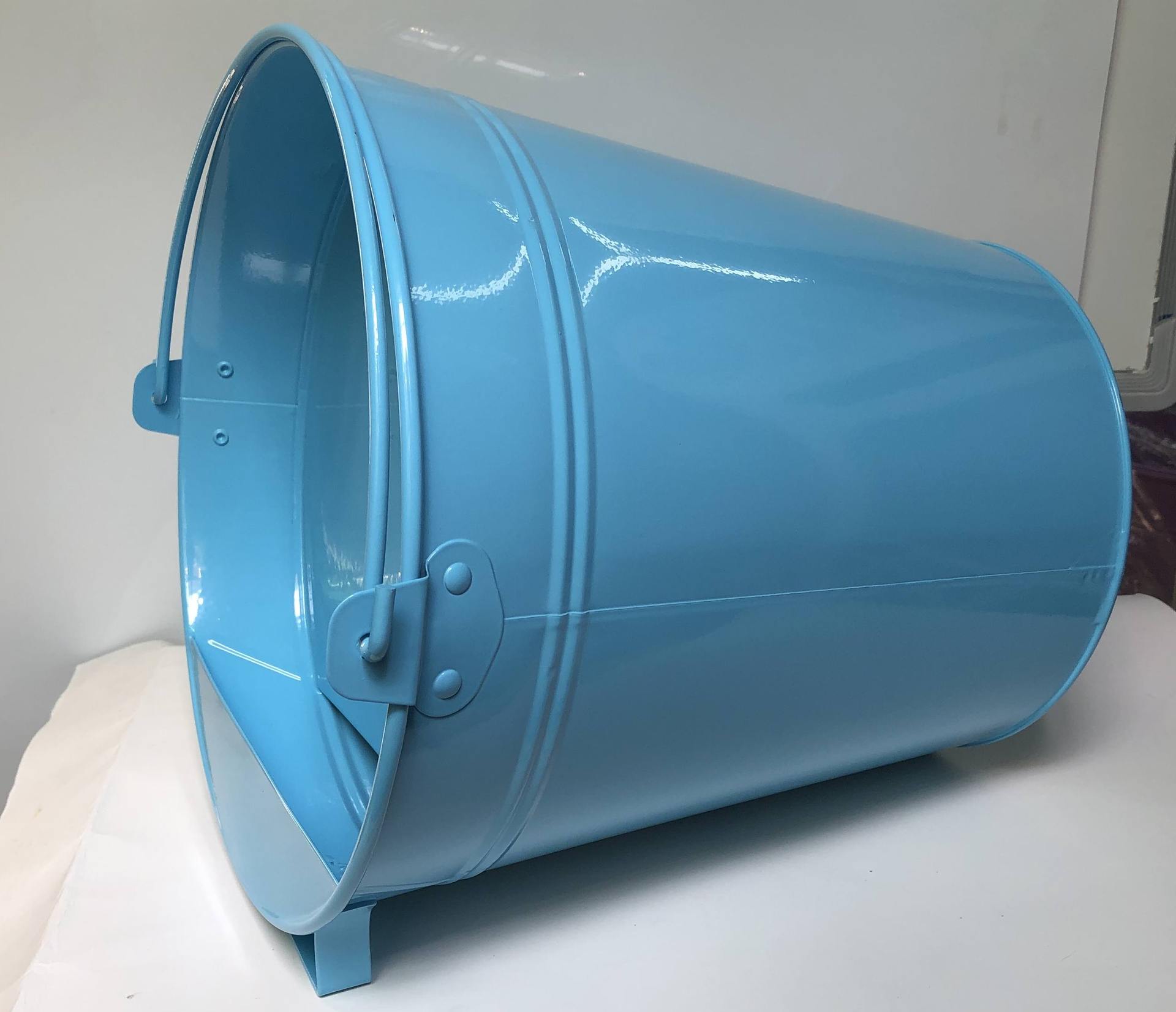 鸡喂水器鸡饲料桶 食槽鸡料筒饲料机械鸡料桶鸡食槽喂鸡槽12l