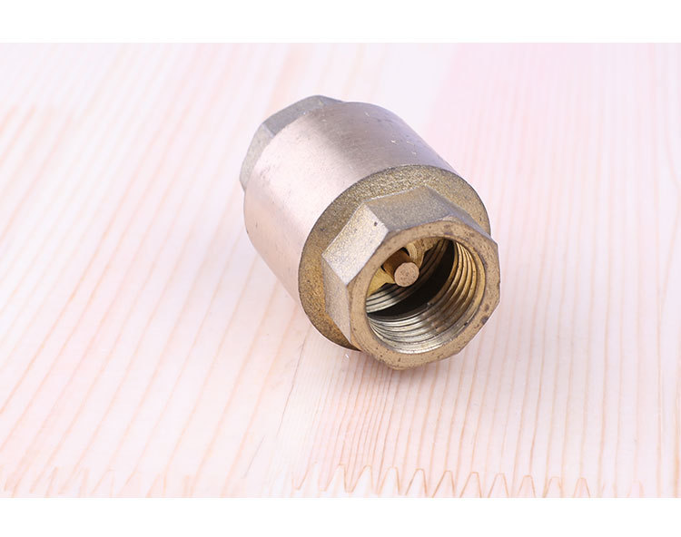 全铜加厚款蒸汽锅炉发生器止回阀4分自动加水水泵锅炉连接单向阀