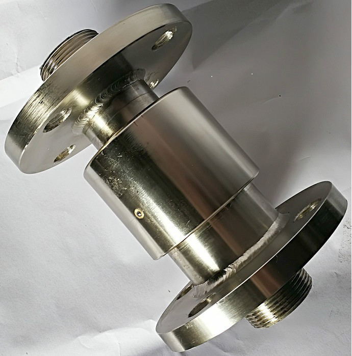 360度防缠绕塔吊喷淋万向旋转接头除尘专用高压水管法兰式万向节