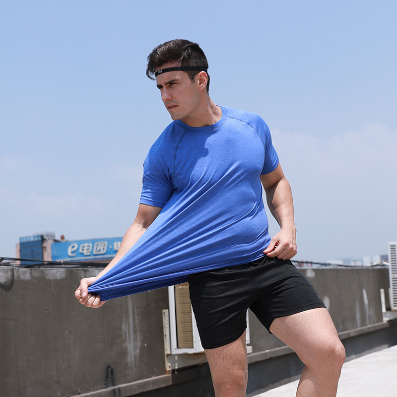 吡嘟 夏季功能性速干运动服短袖t恤 团队服空白t恤广告衫定制批发