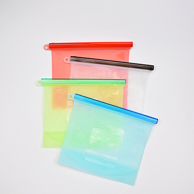 小号食品级真空硅胶保鲜袋食品分装自封袋高汤冷冻食品收纳冷藏