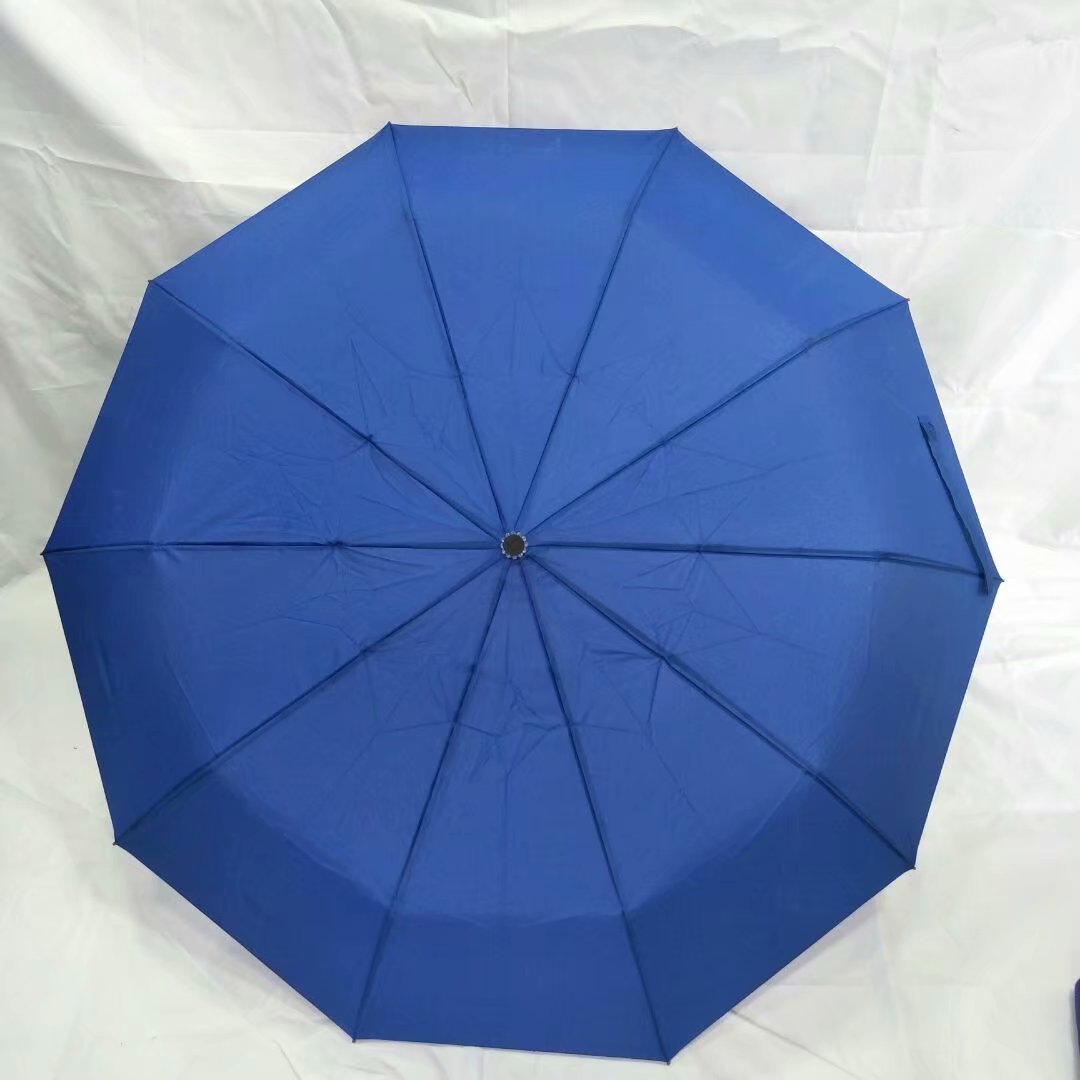 厂家直销23x10k加固自开收碰击布.商务伞晴雨伞