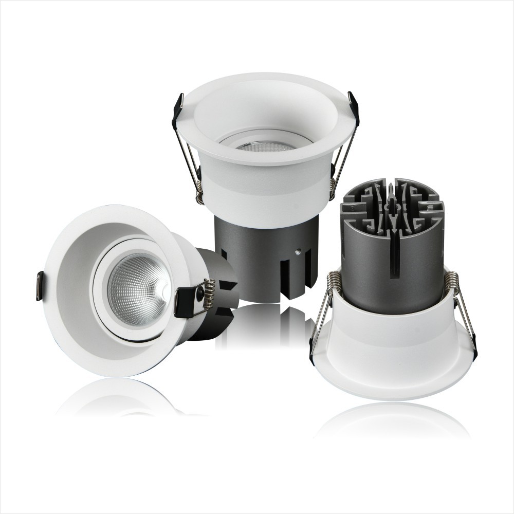 led射灯 7w/12w/15w led嵌入式防眩光可调角度筒灯射灯