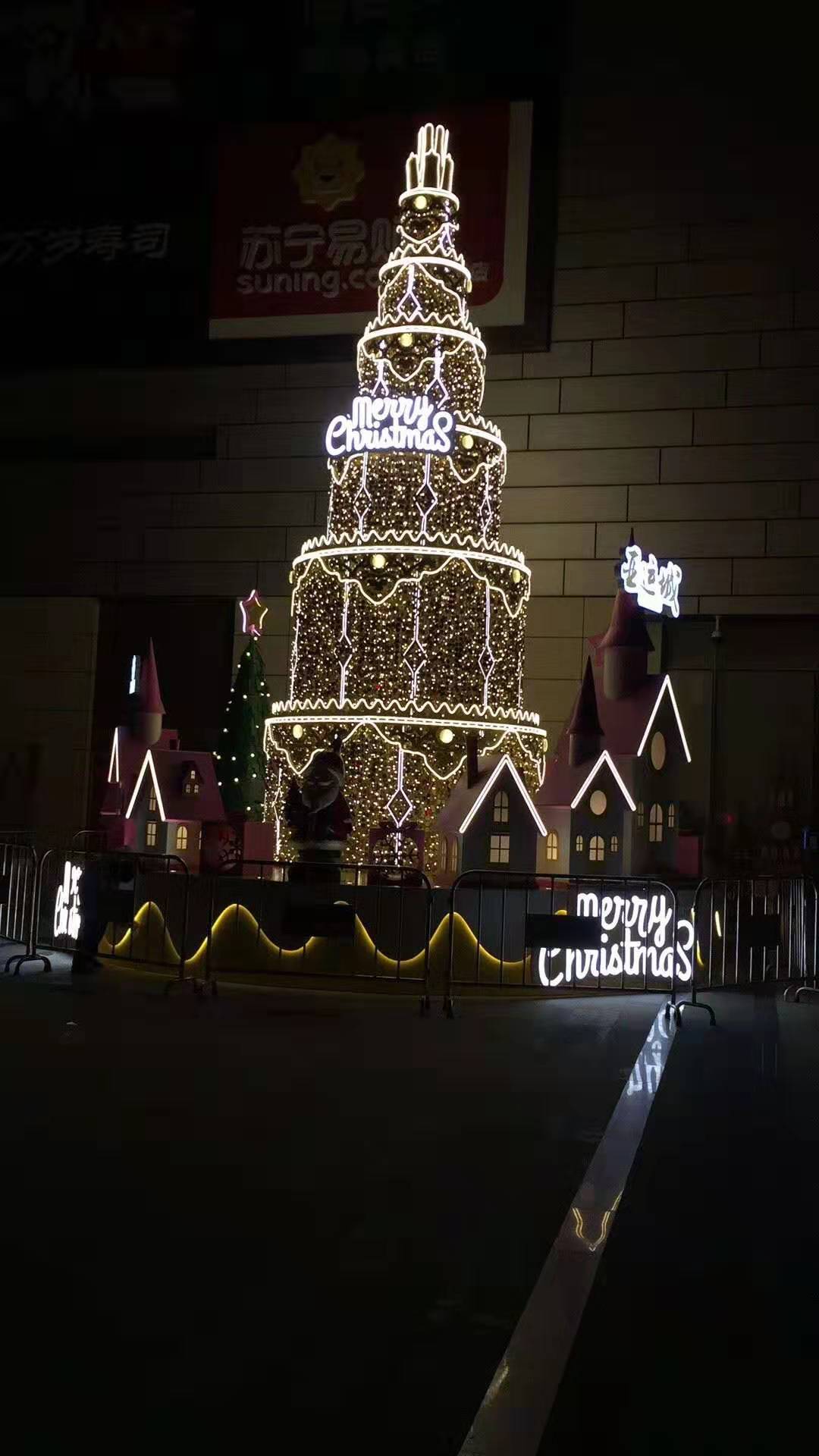 大型圣诞树厂家 led彩灯圣诞树 商场户外大型圣诞树 源头厂家供应