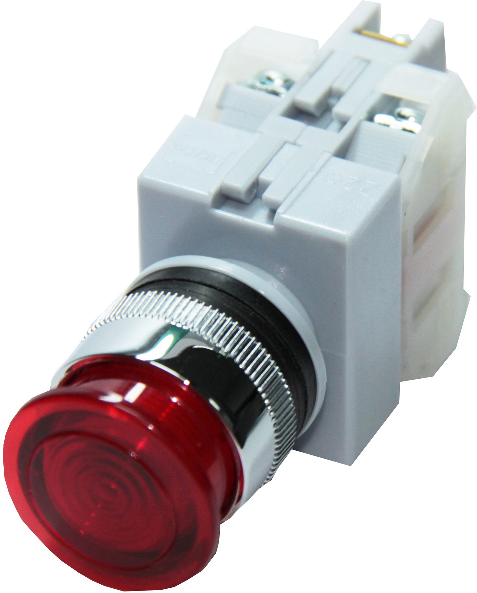 cikachi台湾嘉阳 niepbse-22/25/30自动复位小香菇头带灯按钮开关