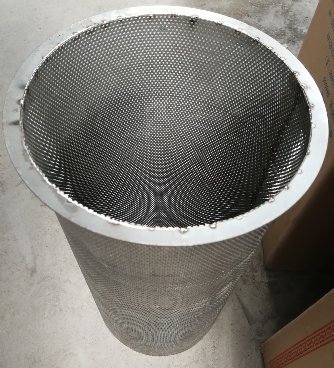 304不锈钢圆柱形过滤网圆孔网筒冲孔网桶304不锈钢丝编织过滤