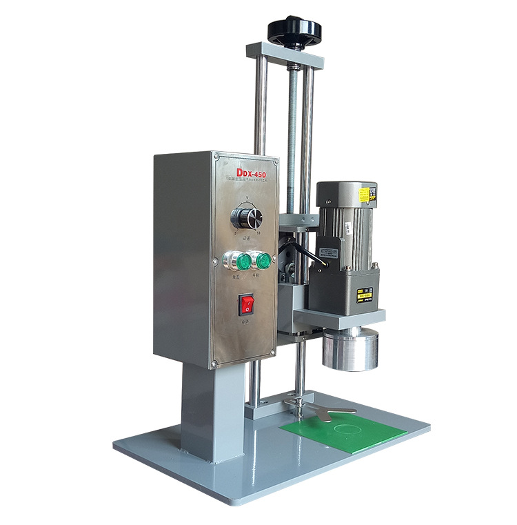 纯电动马口铁盖半自动旋盖机 老干妈玻璃瓶拧盖机 双电机旋盖机