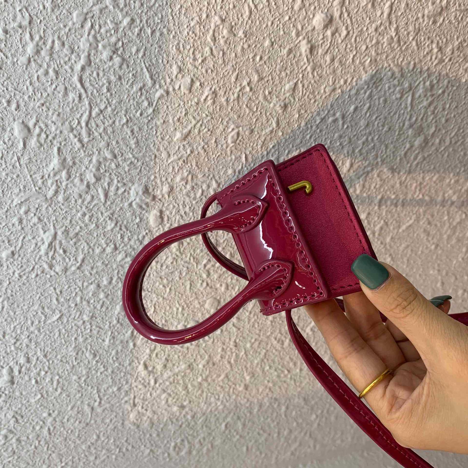 jmini零钱包口红包磨砂配pu 迷你小包