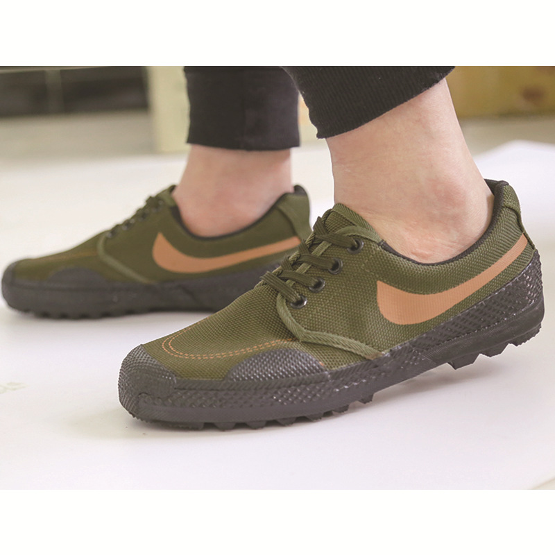 Wholesale Liberation Shoes Camouflage Labor Protection Shoes 99 Work Shoes Yellow Rubber Shoes Tire Sole Training Shoes Men and Women