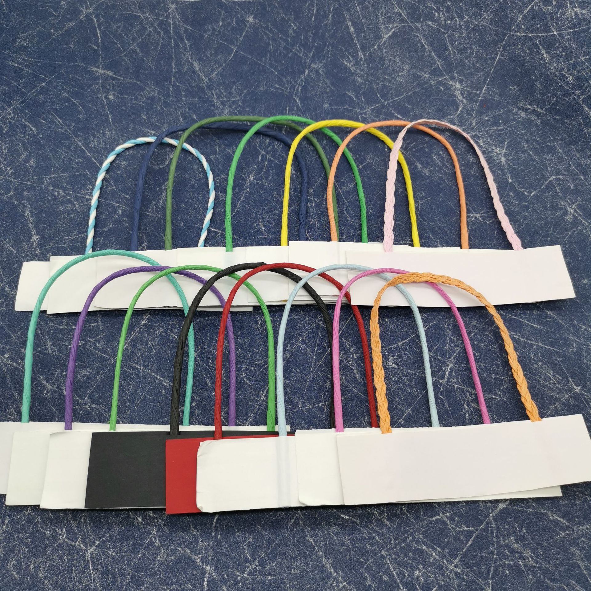 厂家直销牛皮纸绳纸片绳现货环保纸制绳手提绳