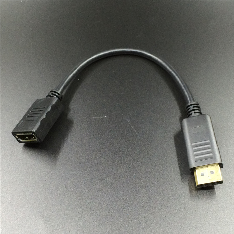 电脑显示器dp线displayport公对母线大dp接口高清视频延长线25cm