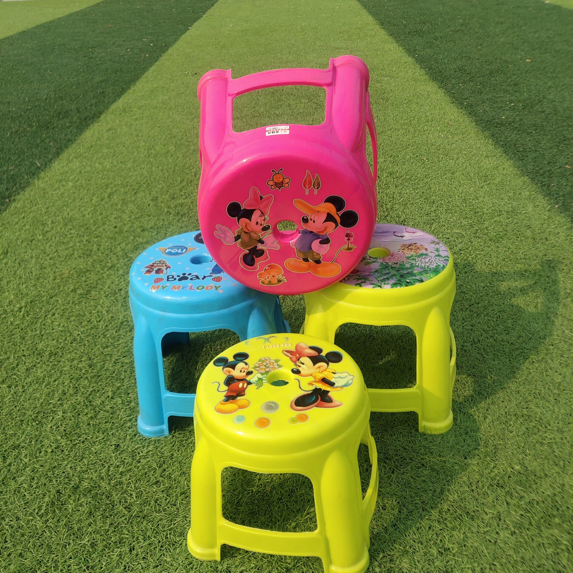 儿童塑料凳子 防滑塑料板凳 创意卡通小板凳 家用矮凳 凳子浴室凳