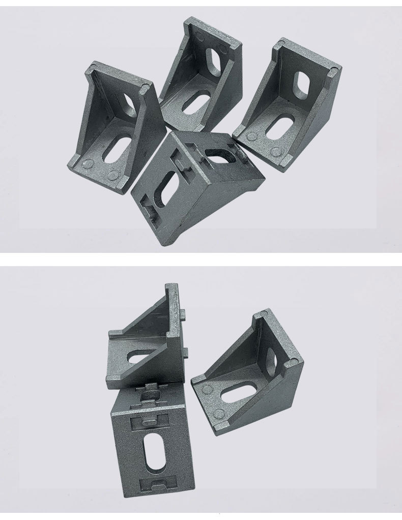 角码4040 铝型材专用铝合金角码 铝角件 压铸铝角码 铝合金角码厚