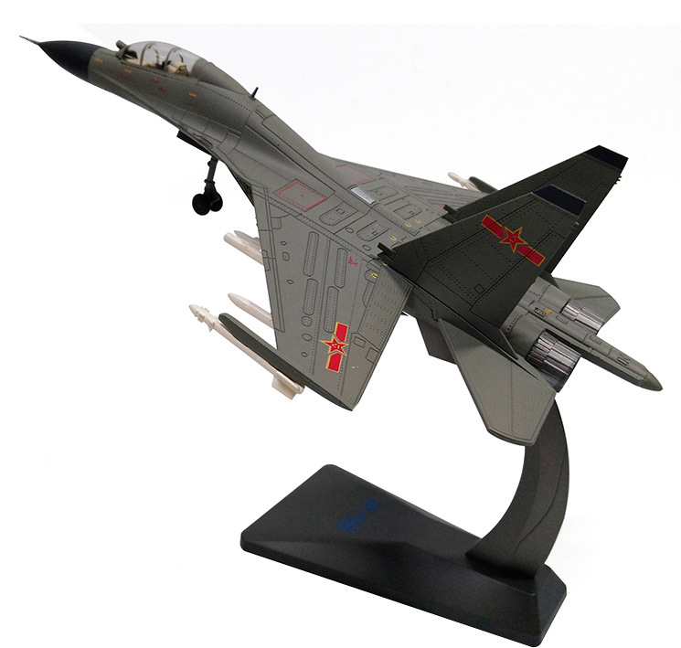 中国1:72歼16飞机模型合金战斗机j16苏30军事模型礼品纪念品摆件