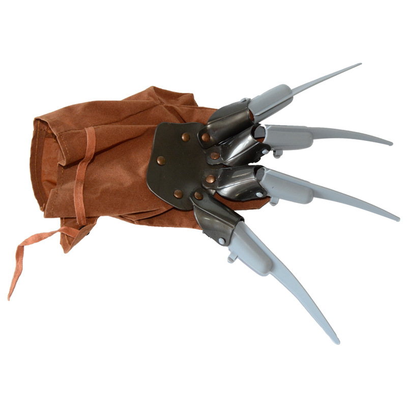 厂家跨境万圣节金刚狼爪子大抓手恐怖手套节日服饰道具化妆舞会