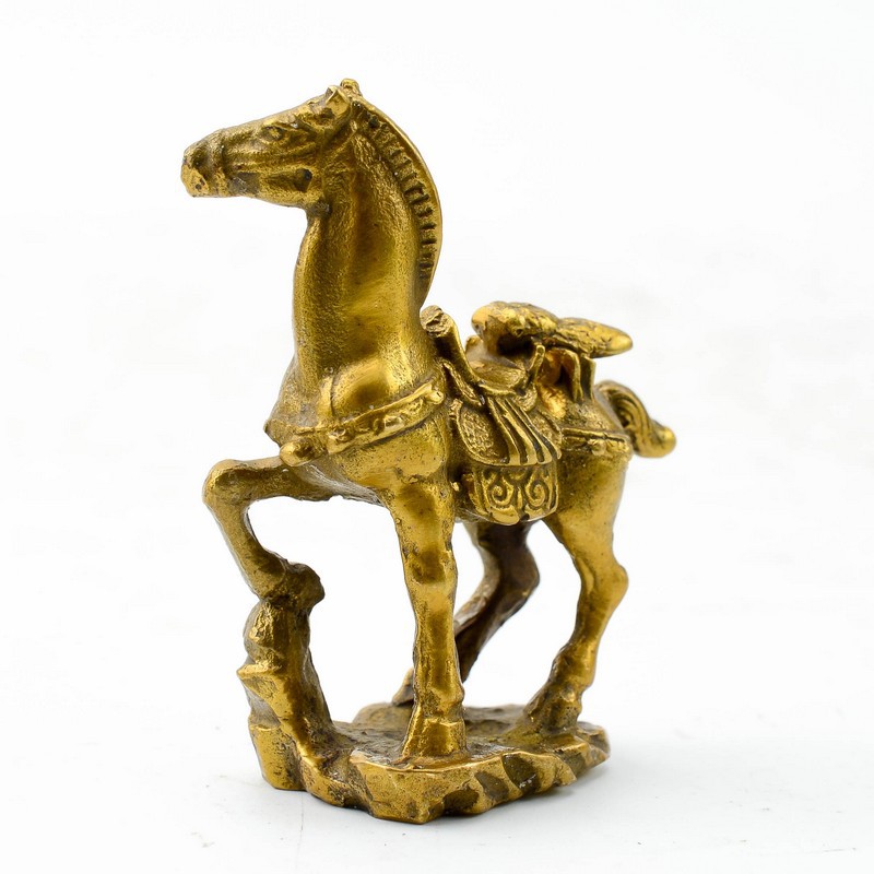 批发纯铜精工特小马上蝇摆件 马上封候摆设 骑马猴家居工艺品礼品