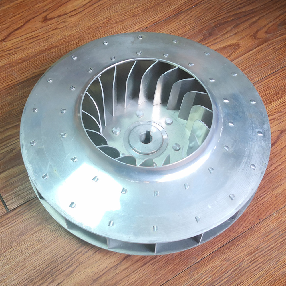 260抽油污废气回收器铝叶轮吸尘器油雾收集器铝合金离心风叶轮