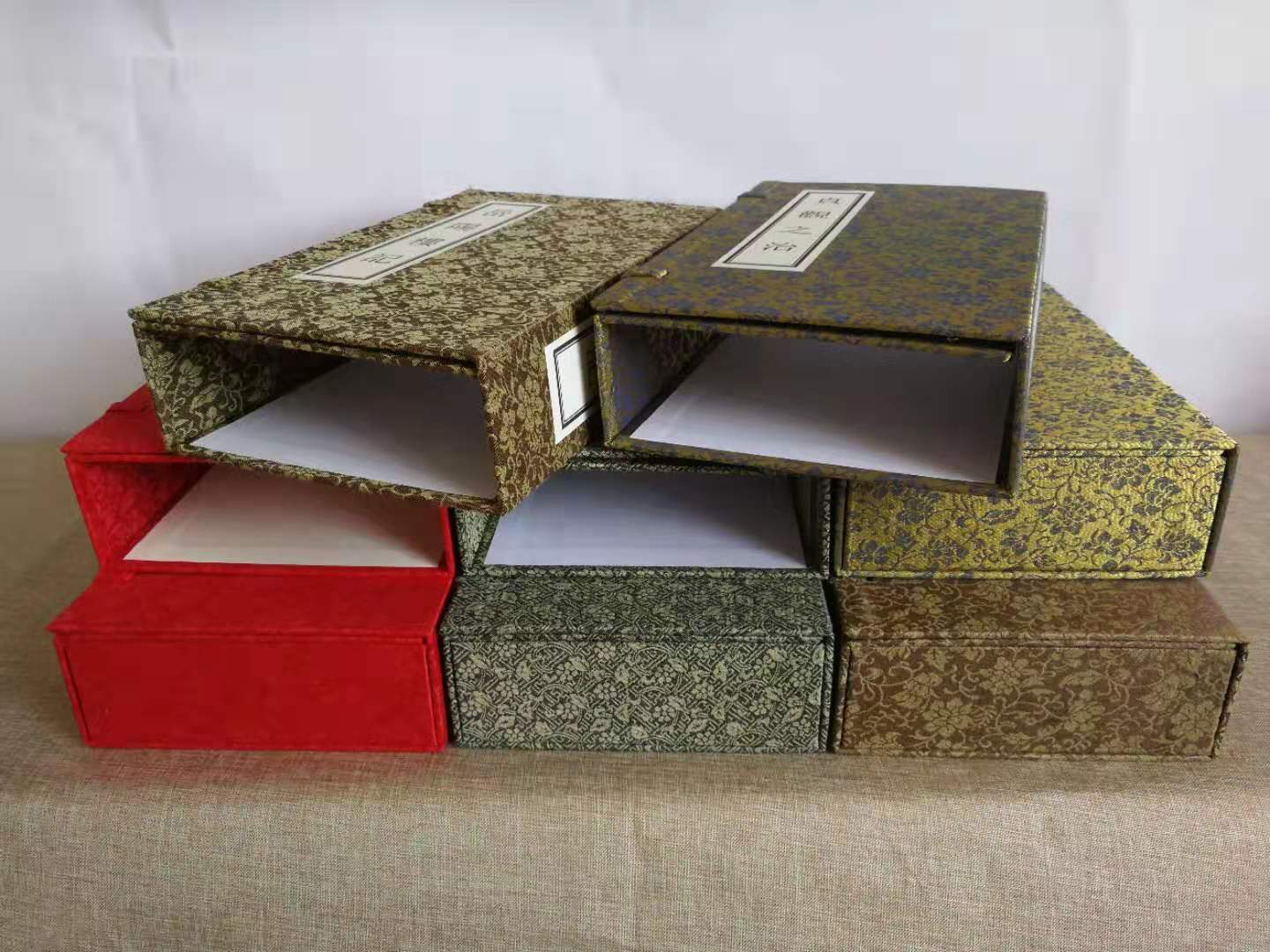 古典名著书籍线装书函套 历史书籍外壳仿古书盒道具书假书定制