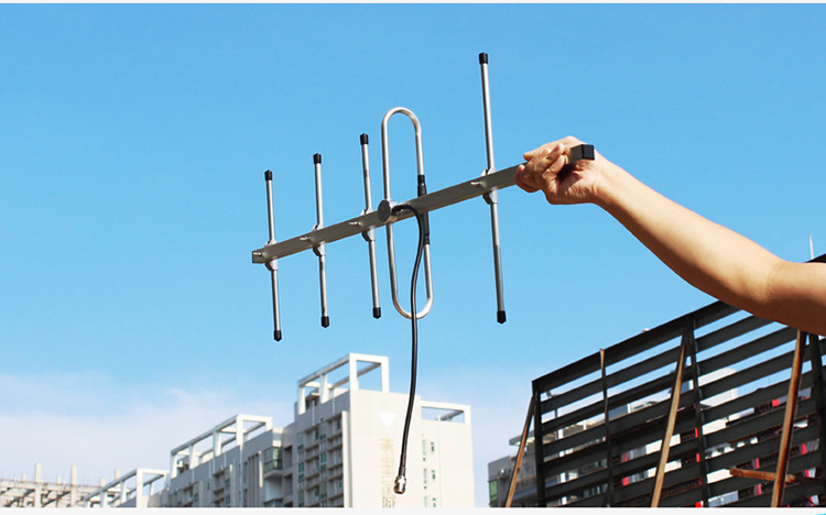 u段433mhz定向450/470手持对讲机五单元八木天线隧道山区增强信号