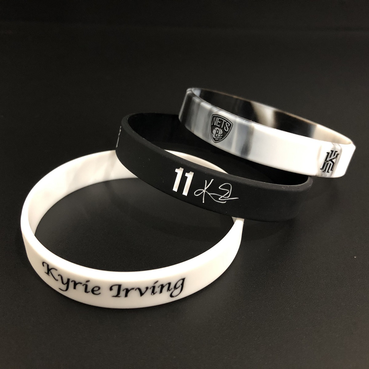 新款篮球手环篮网队11号凯里欧文运动手环硅胶手腕带球迷用品