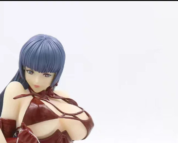 动漫手办批发 萌妹的女孩 鹿子木久远 白色 红色 特质 模型摆件