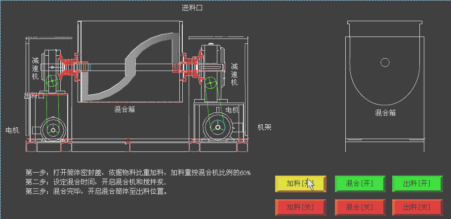 广东兴宁化州陆丰信宜南雄 双螺带槽型混合机 粉末混合机 搅拌机