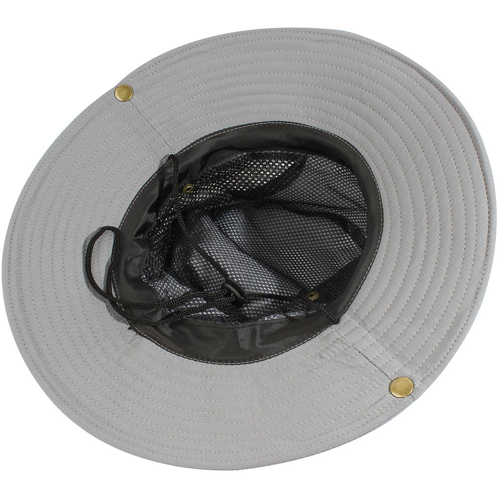 夏季户外网纱防蚊虫帽子防晒速干渔夫帽钓鱼登山多功能遮阳大檐帽