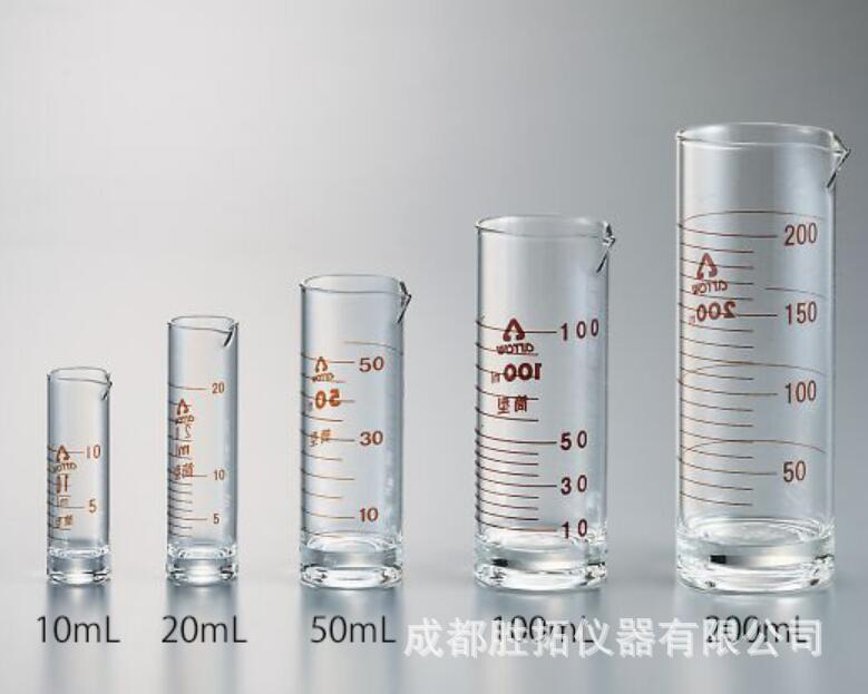 日本锥形玻璃量杯,pp量杯,pmp沉降杯