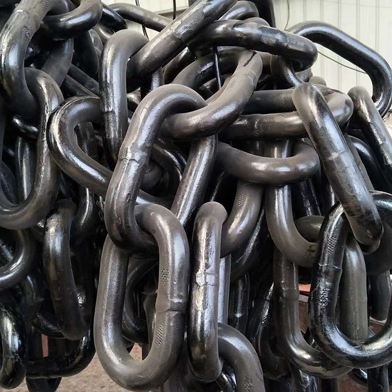 g80起重料条工业输送吊装粗链条 c级上料矿用链条除渣机输送链条