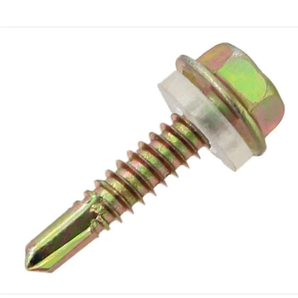 大量批发北塔钻尾螺丝 六角头燕尾丝 自攻自钻螺丝钉国标钻尾丝