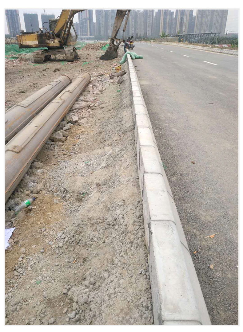 厂家直销 路沿石 路边石 灰色花岗岩路侧石定制 园林工程批发