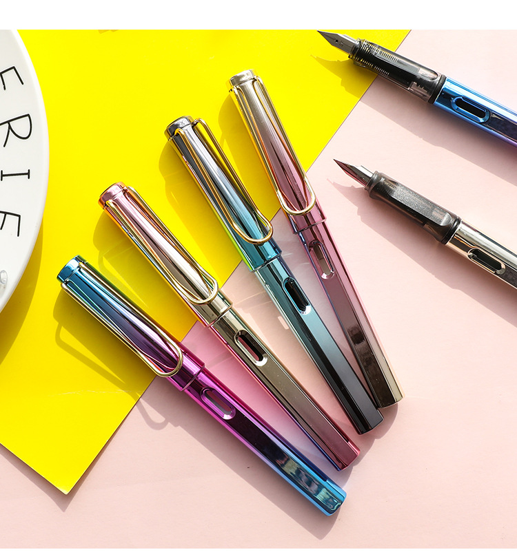 正姿钢笔学生用成人练字特细墨囊墨水办公书法硬笔礼物送礼儿童