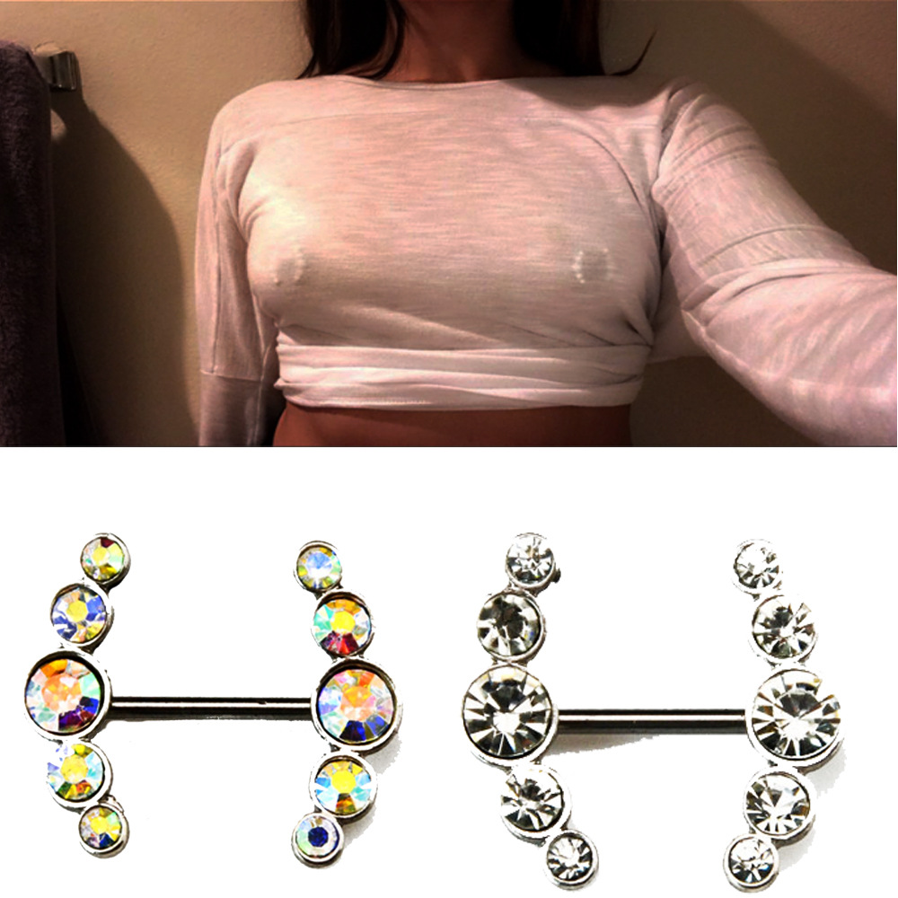 6x16mm个性乳头穿刺饰品欧美