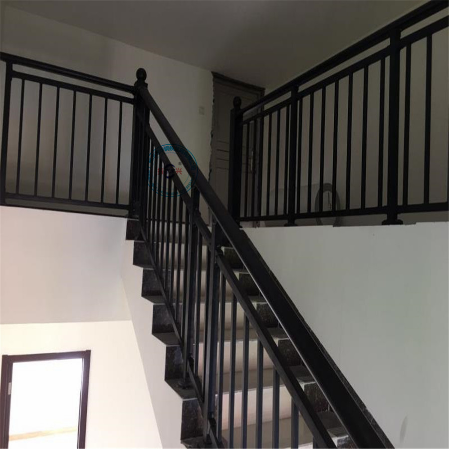 广州生产组装式锌钢楼梯扶手小区锌钢阳台护栏可来图定制
