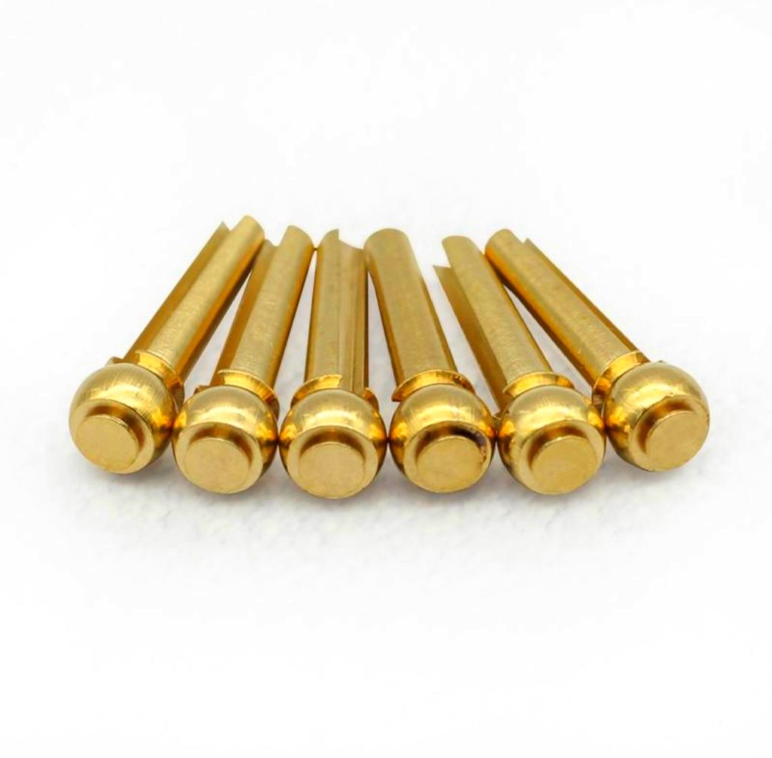 乐器配件 民谣电木吉他纯铜弦钉 固弦锥 尤克里里弦柱