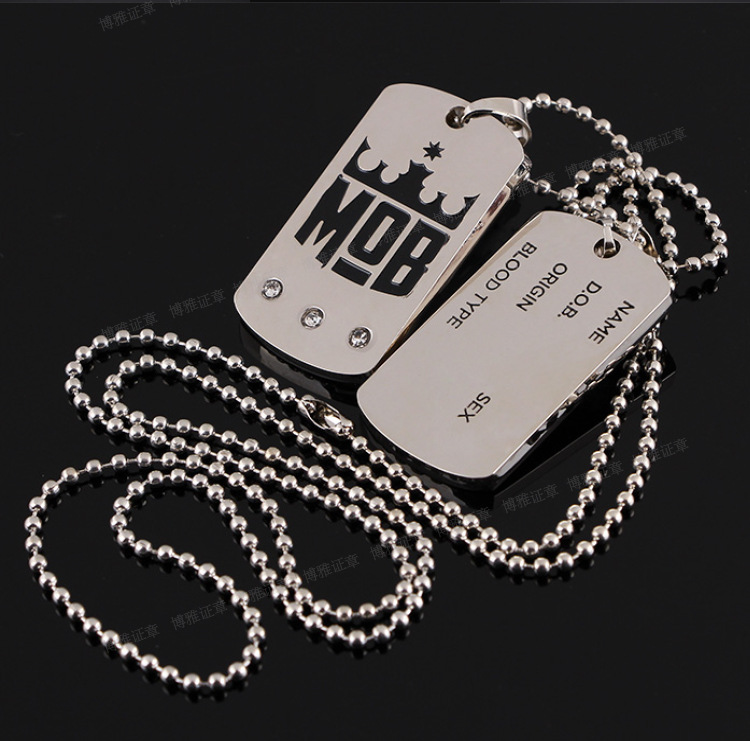 专业定制金属宠物狗牌定制 防走丢金属来图定制价格低