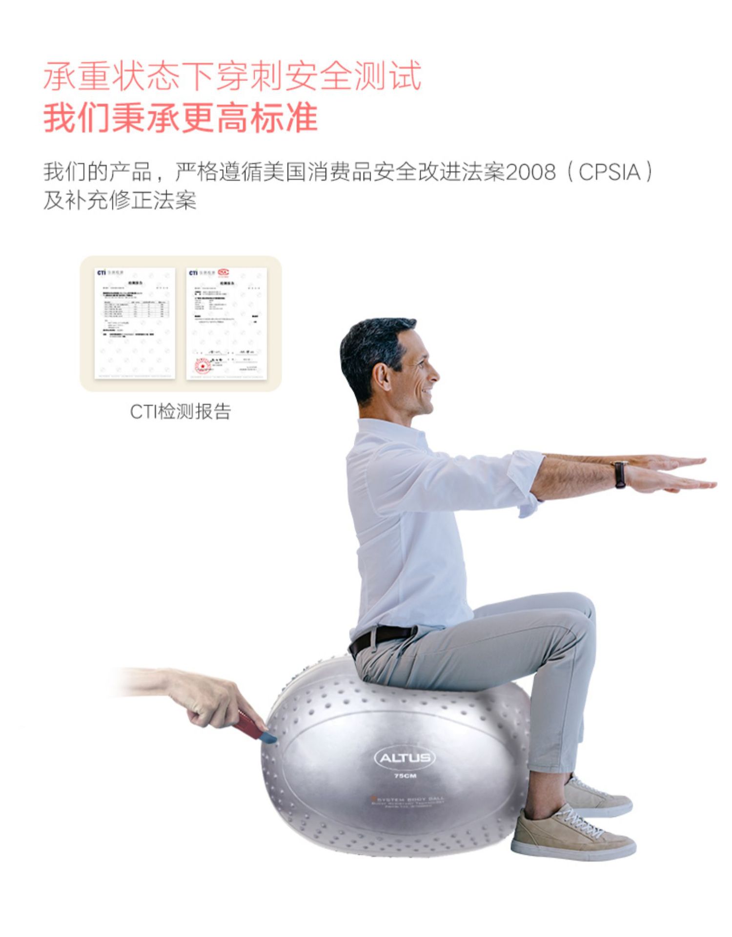 瑜伽球按摩球加厚防爆颗粒大龙球婴儿童宝宝健身球感统训练球