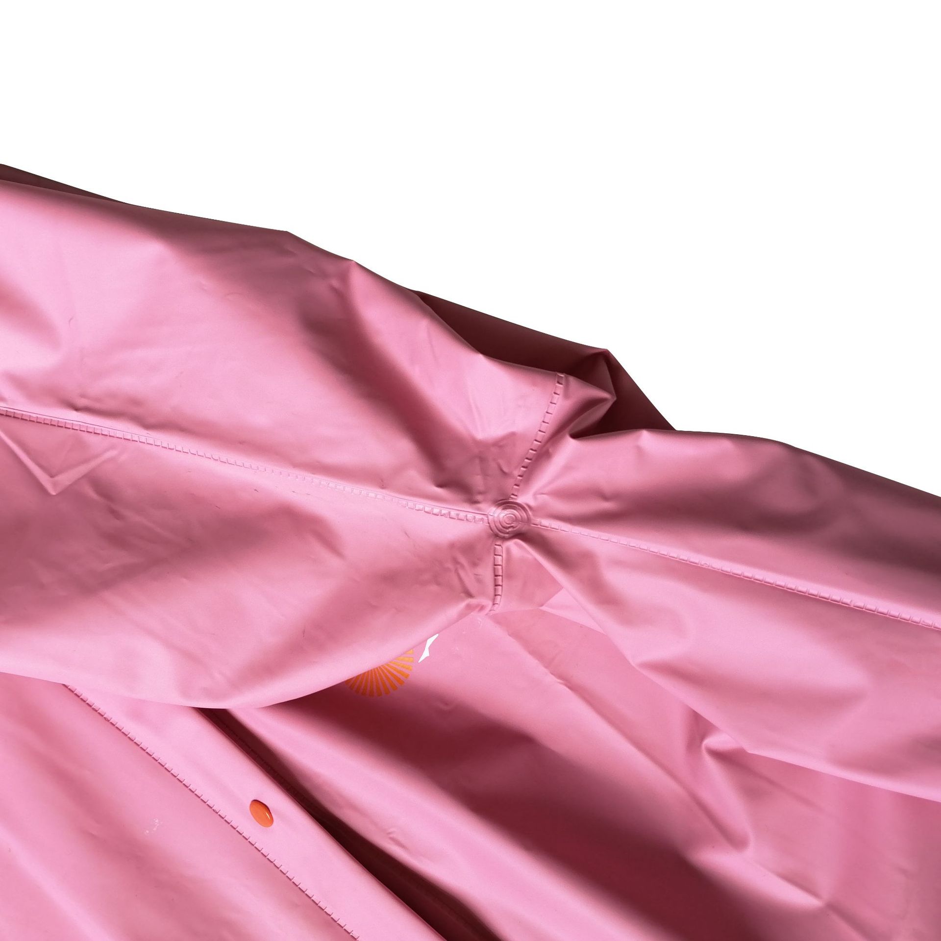 厂家专业生产定制 pvc粉色长款成人雨衣 防水徒步登山骑行雨衣