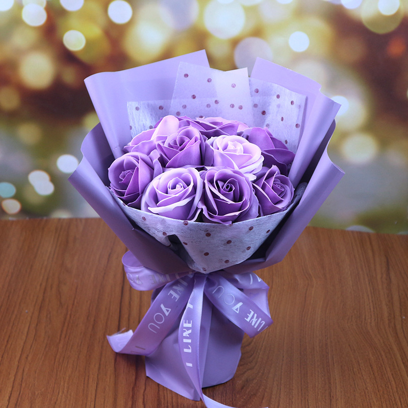 圣诞节礼物香皂花花束手提ins网红礼品送客户创意工厂直销